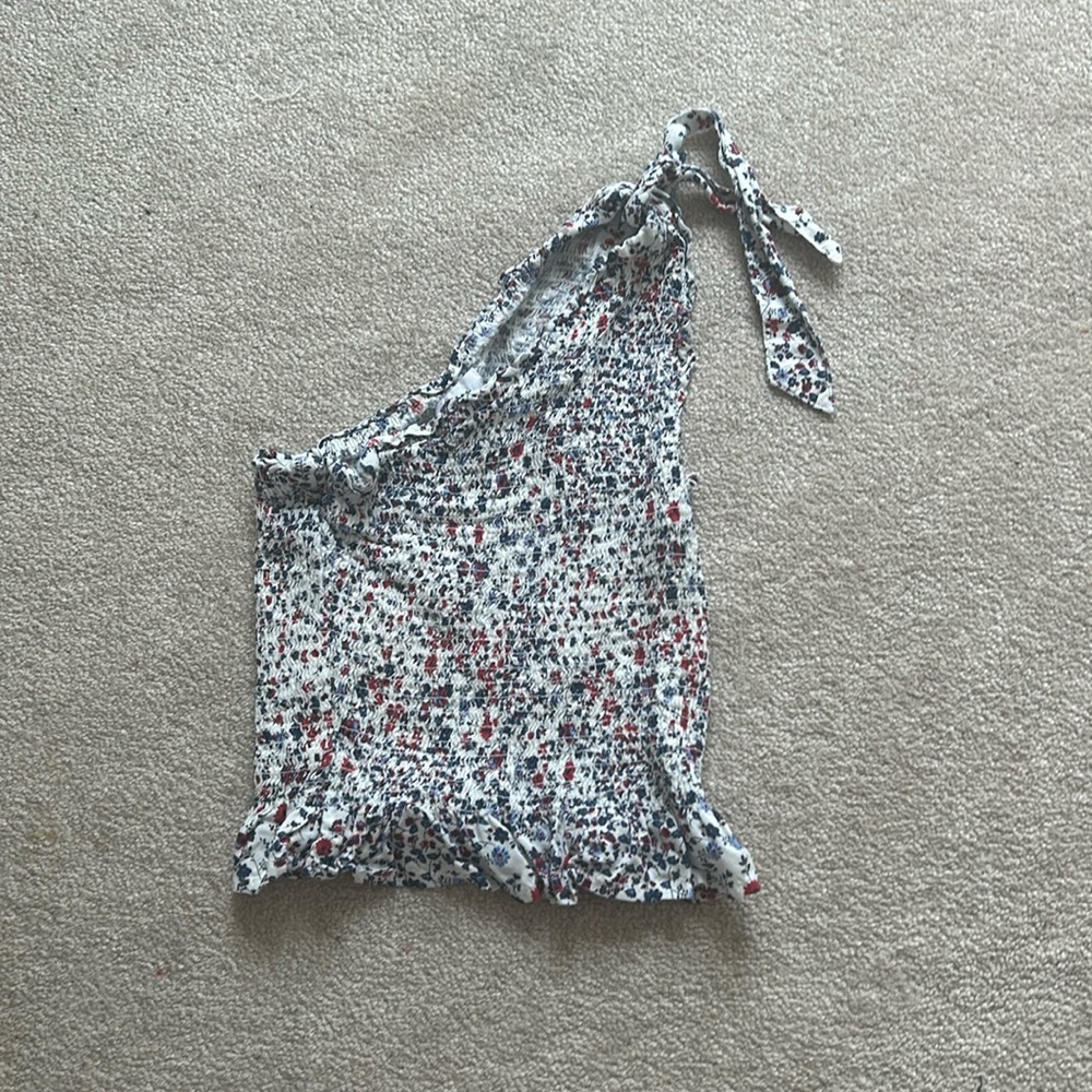 one shoulder womens top